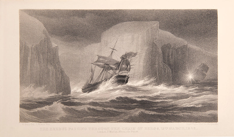 First edition of James Ross's A Voyage of Discovery and Research, first voyage to enter the Ross Sea, the first to sight the Admiralty Mountains, the first to see Victoria Land, Ross Island, Mounts Erebus and Terror, and the Ross Ice Shelf.
