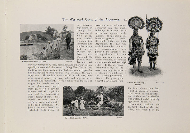 First edition of The Westward Quest of the Argonauts edited by Thomas Heywood, a rare record of a trip to the Caribbean in 1902-3, one of the passenger's copies.
