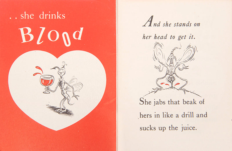 First edition of a scarce early work by Dr. Seuss, This is Ann, She's Dying to Meet You, published in August 1943 to educate US troops about malaria prevention.