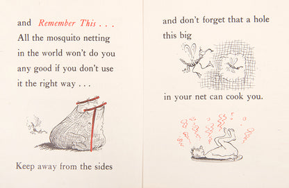 First edition of a scarce early work by Dr. Seuss, This is Ann, She's Dying to Meet You, published in August 1943 to educate US troops about malaria prevention.