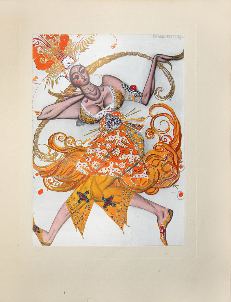 Fresh example of this beautiful work on Leon Bakst.
