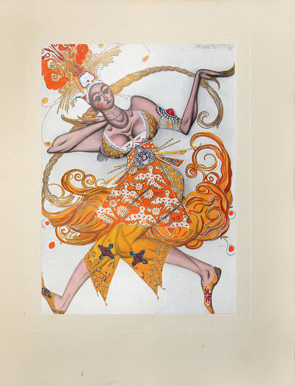 Fresh example of this beautiful work on Leon Bakst.