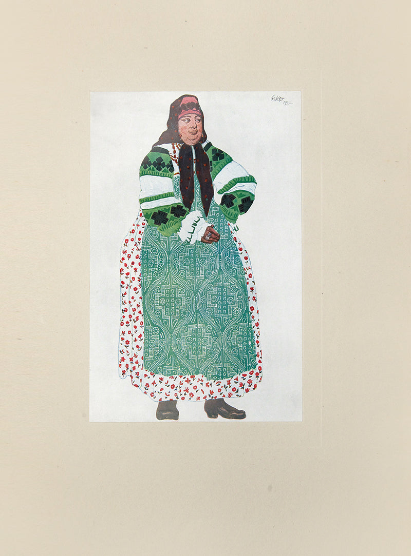 Fresh example of this beautiful work on Leon Bakst.