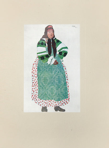 Fresh example of this beautiful work on Leon Bakst.