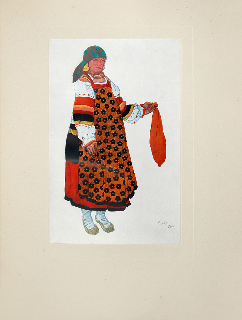 Fresh example of this beautiful work on Leon Bakst.