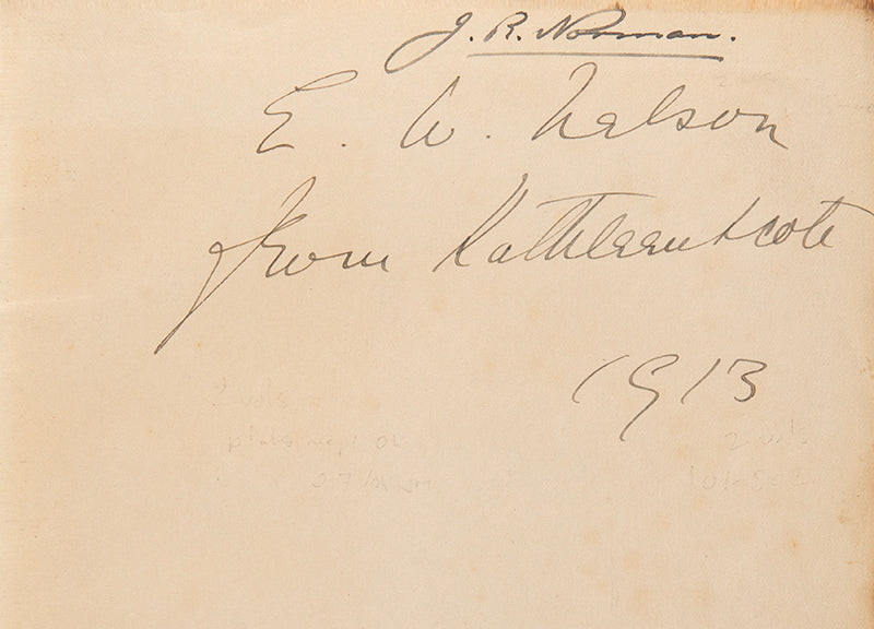 Signed presentation copy of Scott's Last Expedition, from Scott's Widow Kathleen to Edward Nelson, biologist of the Terra Nova.
