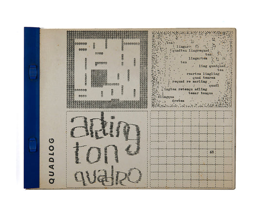 An artists' book / catalogue for a significant exhibition of concrete poetry by English and Portuguese practitioners.