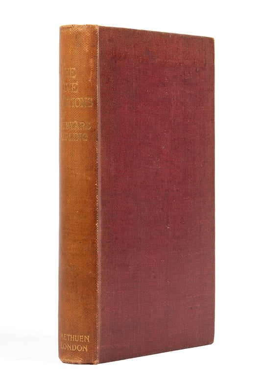 Rudyard Kipling's The five nations is a first edition copy in hardback, a collection poetry which celebrate British imperialism, British soldiers and tales for children 