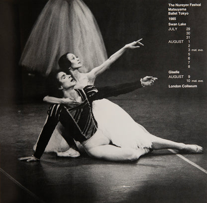 Softcover programme dated 1985 for Matsuyama Ballet Tokyo performing at Nureyev festival in London featuring autograph by  Rudolf Nureyev