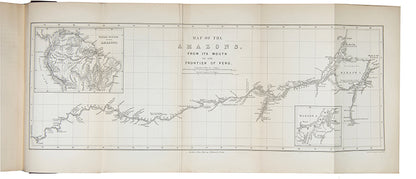 First edition of naturalist Henry Walter Bates's The Naturalist on the Rivers Amazon, a major contribution to the literature of Amazonia by a supporter of Charles Darwin.