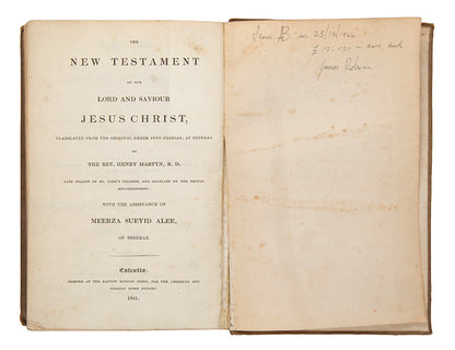 The New Testament of our Lord and Saviour Jesus Christ,