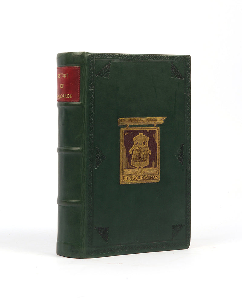 The history of signboards, from the earliest times to the present day, by Jacob Larwood and John Camden Hotten, bound in full leather