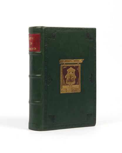 The history of signboards, from the earliest times to the present day, by Jacob Larwood and John Camden Hotten, bound in full leather