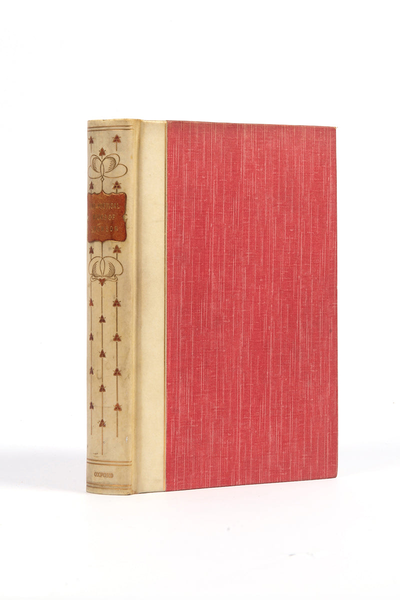 First edition thus complete poetical works of James Thomson in a lovely art nouveau binding 