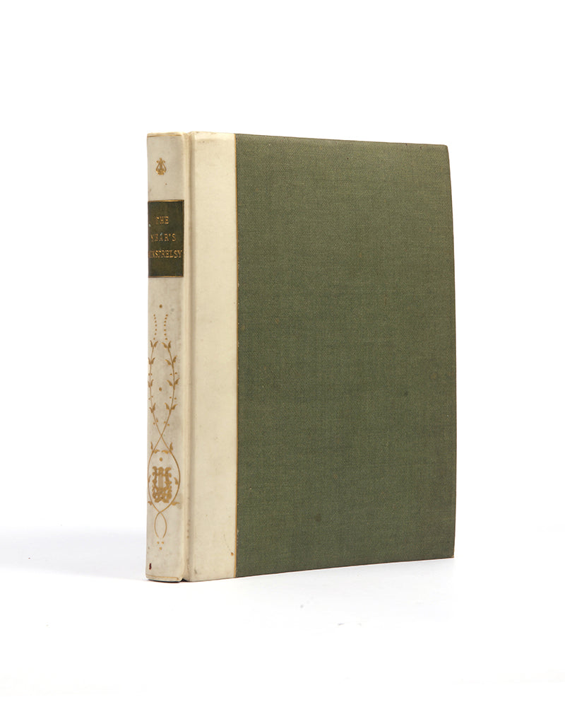 The Year's Minstrelsy, being gems of thoughts from great writers, by H. Josephy, with illustrations in aurotype by Osman Pittman and John Noble Barlow