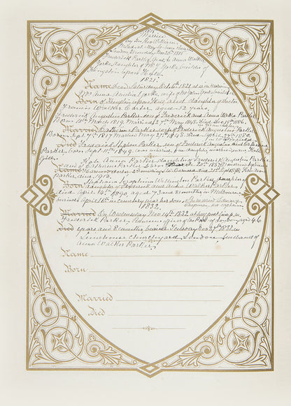 A handsome illustrated late Victorian family Bible according to the King James Version