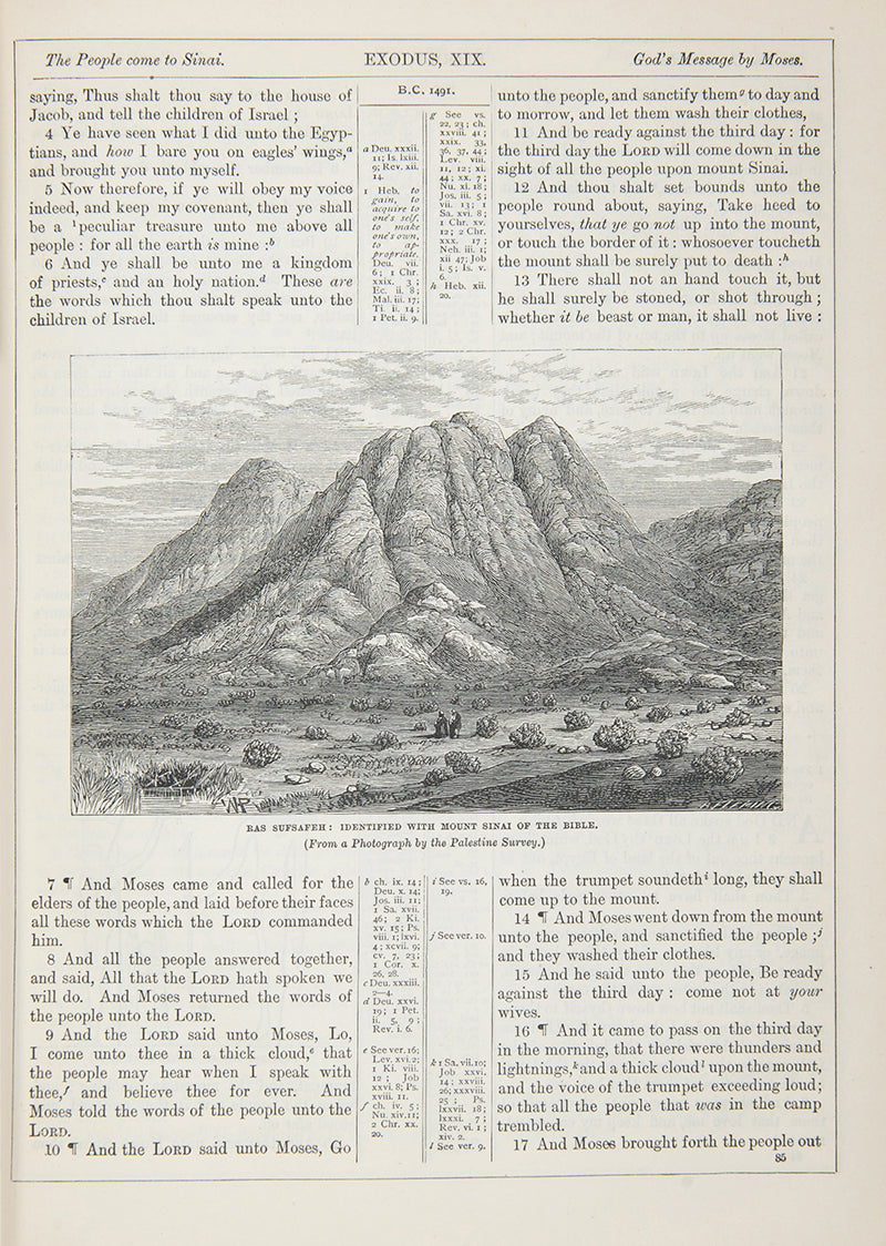 A handsome illustrated late Victorian family Bible according to the King James Version