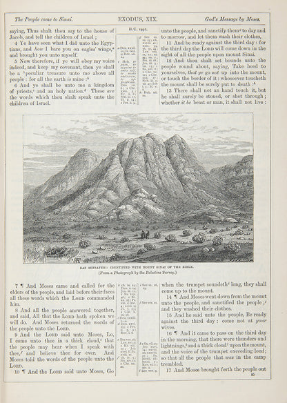 A handsome illustrated late Victorian family Bible according to the King James Version