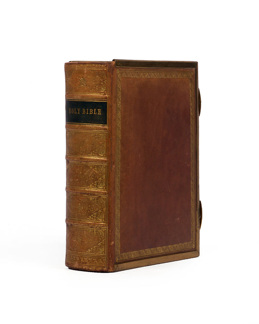 A handsome illustrated late Victorian family Bible according to the King James Version