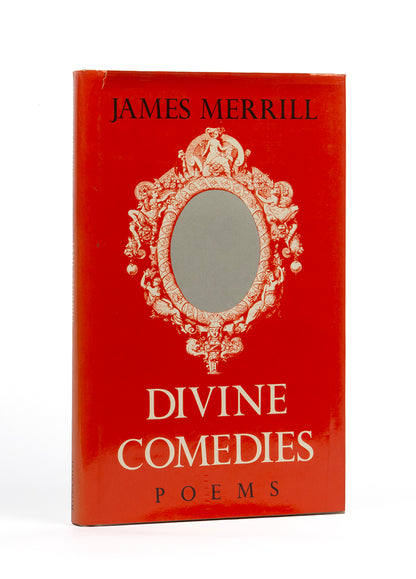 First edition, first printing of Divine Comedies, by James Merrill, inscribed by author to his lover Peter Gillis