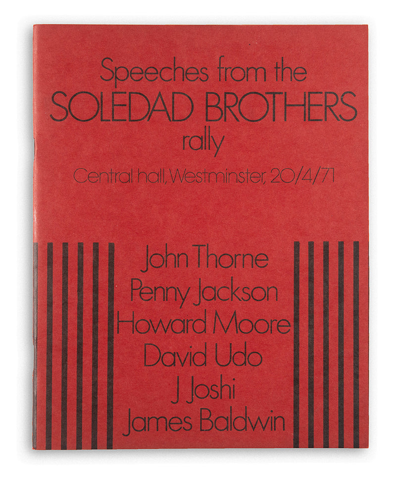 Speeches from the Soledad Brothers Rally. Central Hall, Westminster, 20/4/71.