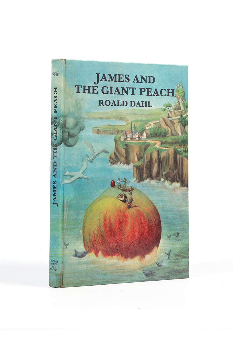 James and the Giant Peach, by Roald Dahl, with the publisher's original laminated pictorial boards, a first U.K edition copy in very good condition