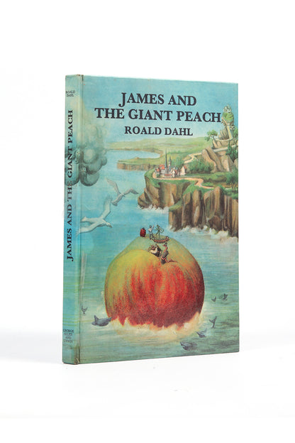 James and the Giant Peach, by Roald Dahl, with the publisher's original laminated pictorial boards, a first U.K edition copy in very good condition