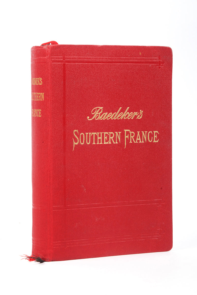 Karl Baedeker. Southern France including Corisca.1907
