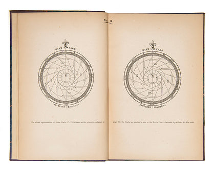 First and only edition of this unusual work of meterology, Whirlwinds and Dust-Storms of India by Paul Frederick Henry Baddeley, published in 1860.