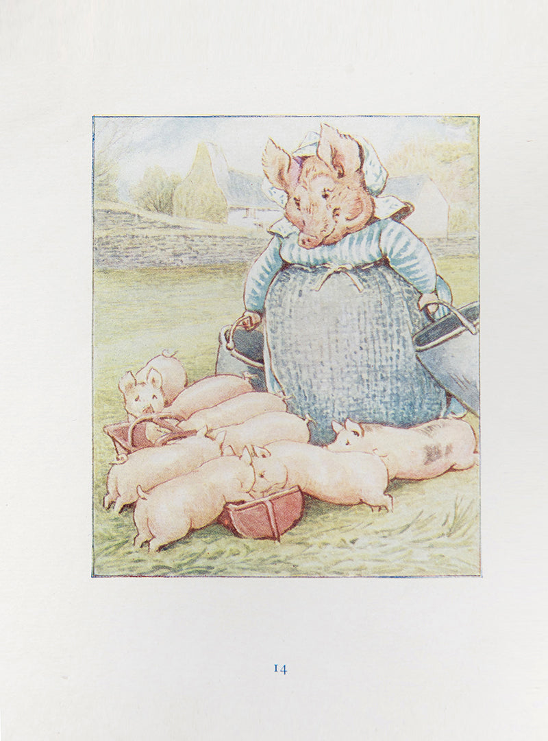 The Tale of Pigling Bland, by Beatrix Potter, first edition, with 15 colour illustrations, near fine condition, one of her most endearing tales, 1913