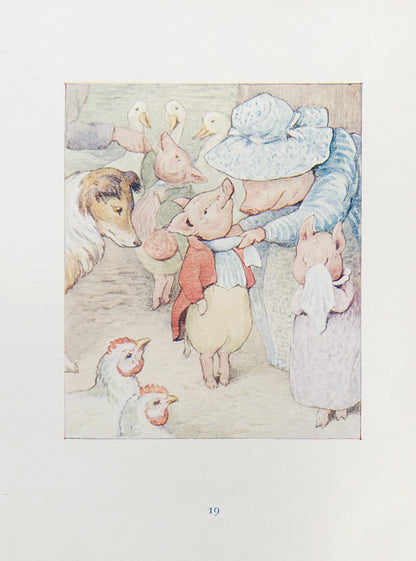 The Tale of Pigling Bland, by Beatrix Potter, first edition, with 15 colour illustrations, near fine condition, one of her most endearing tales, 1913