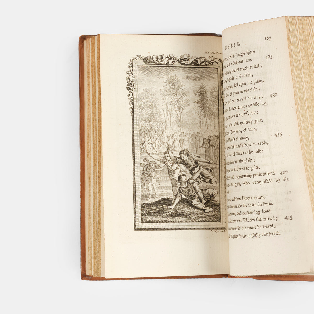 John Dryden's translation of The Works of Virgil, including The Aeneid.