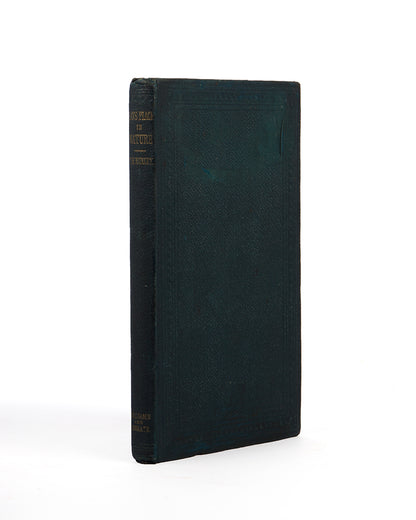 First edition, first issue of Thomas Henry Huxley's Evidence as to Man's Place in Nature, the first book to apply Darwinian evolution to humanity.