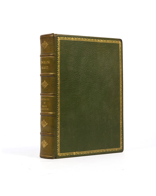 A very handsome edition of Twelfth Night, by Shakespeare, illustrated by William Heath Robinson, with forty tipped in colour plates