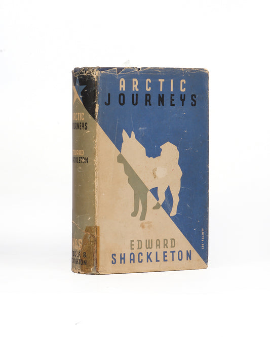 First edition of Edward Shackleton's Arctic Journeys, in the scarce dust-jacket.