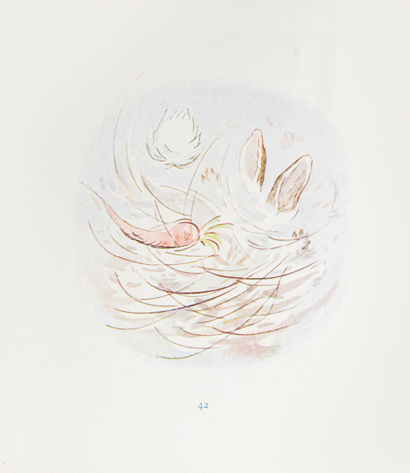 A good, clean copy of The Story of a Fierce Bad Rabbit, first edition in book form, by Beatrix Potter, with 16 colour plates, 2 more than previously  seen in the panorama