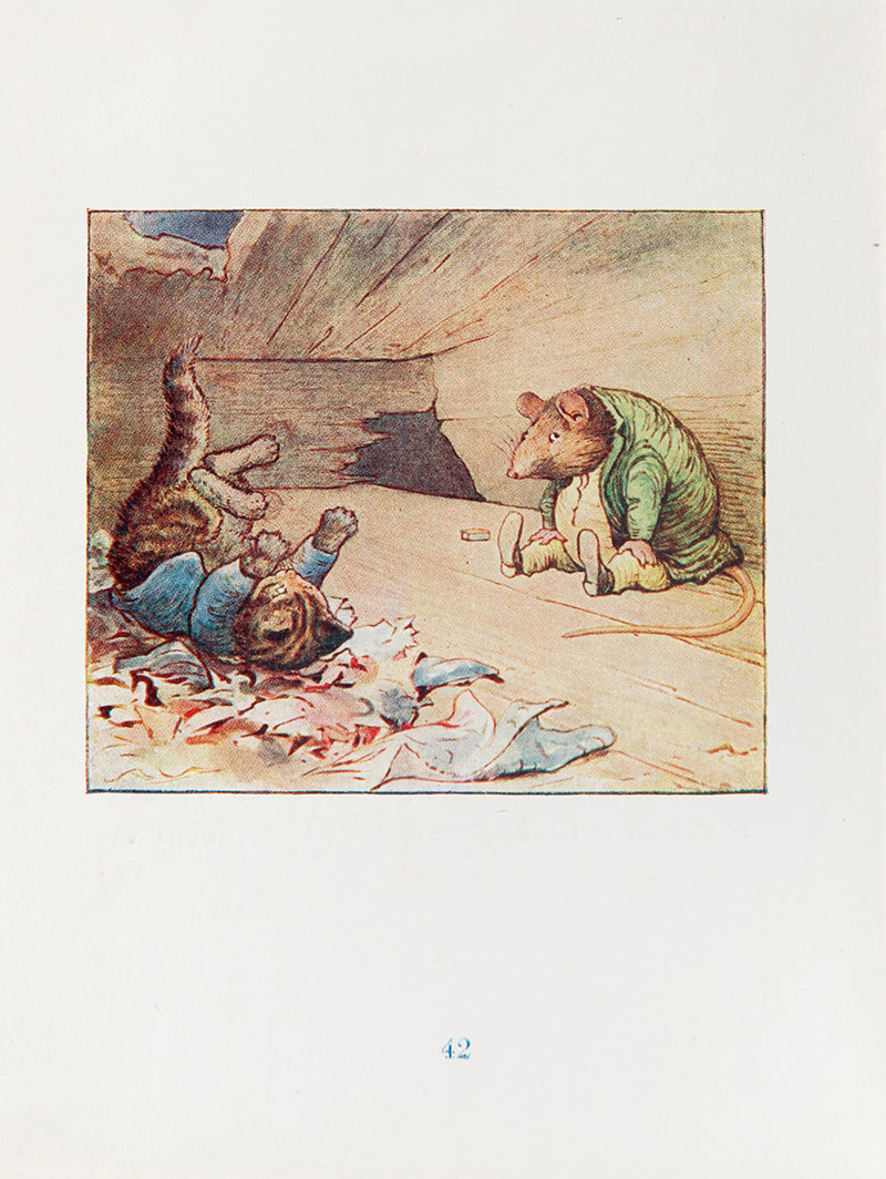 The tale of Samuel Whiskers, or Roly-Poly pudding by Beatrix Potter, first edition in this format, first printing, with full page colour illustrations