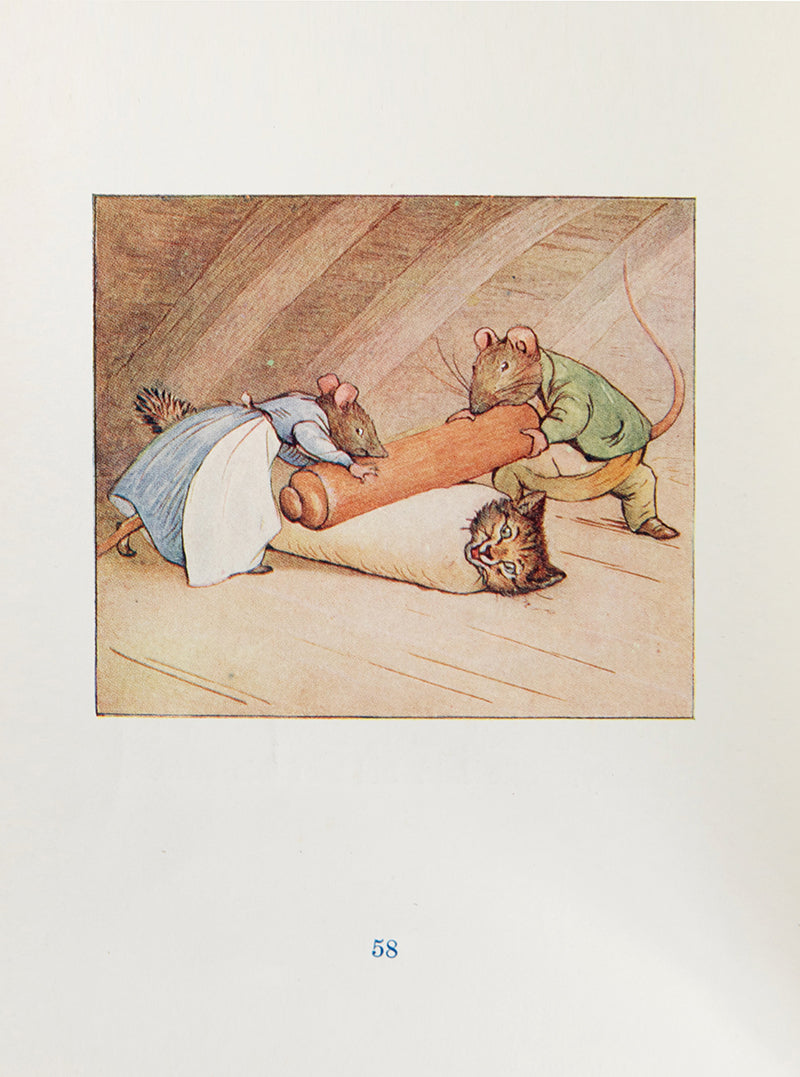 The tale of Samuel Whiskers, or Roly-Poly pudding by Beatrix Potter, first edition in this format, first printing, with full page colour illustrations