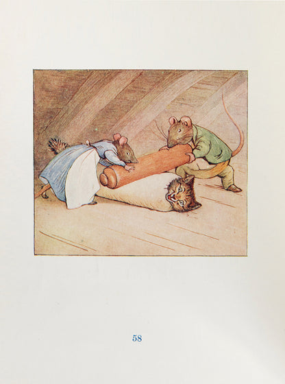 The tale of Samuel Whiskers, or Roly-Poly pudding by Beatrix Potter, first edition in this format, first printing, with full page colour illustrations