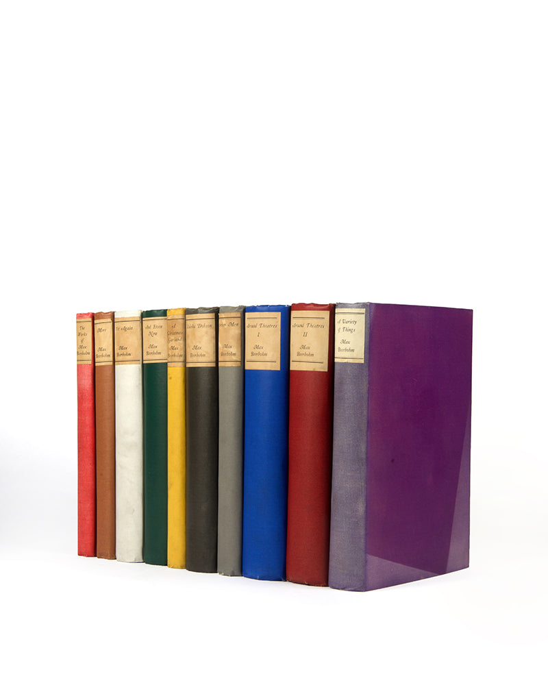 Signed limited edition of The Works of Max Beerbohm.