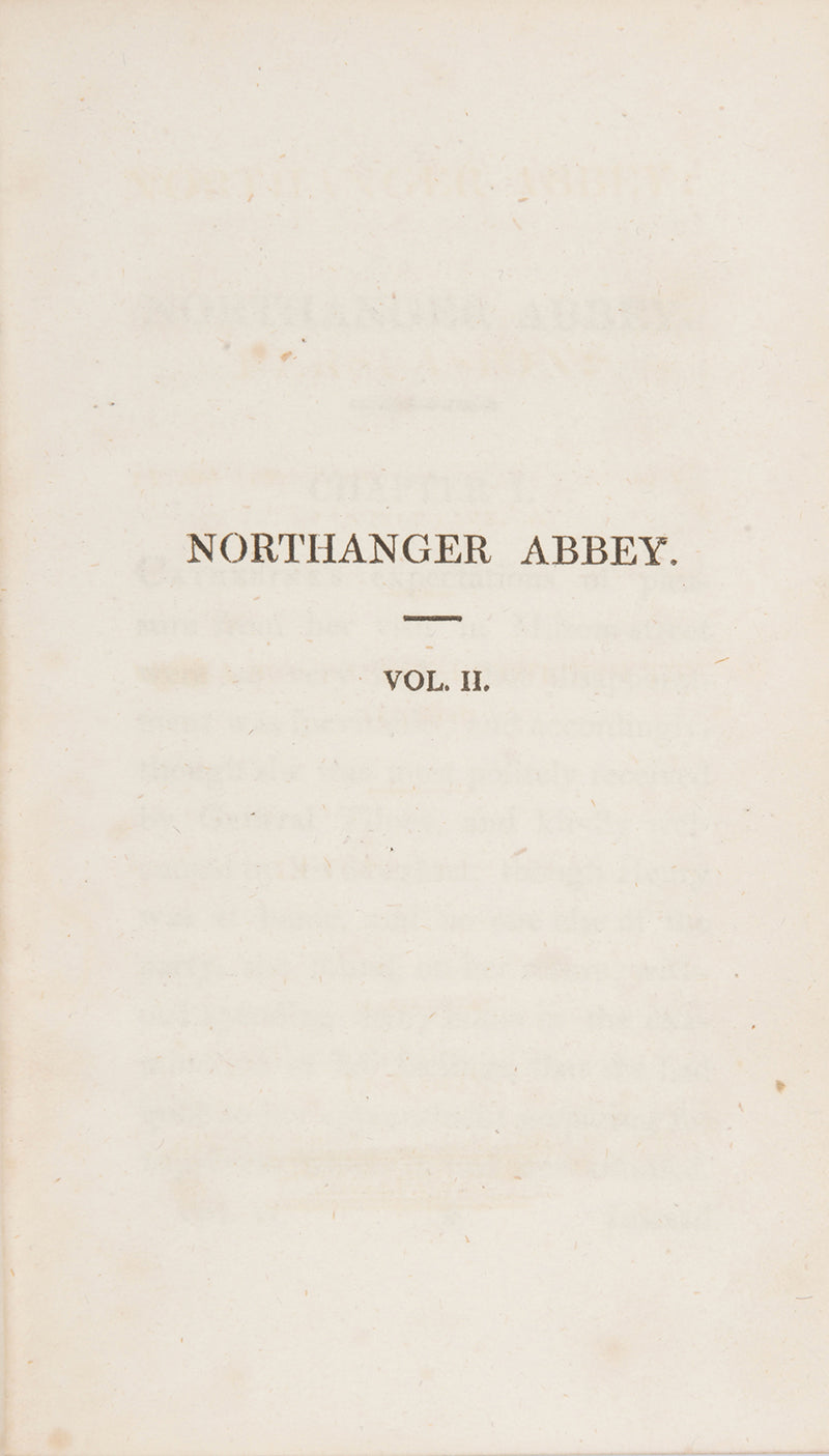 The first appearance in print of Jane Austen's first and last works, complete with all four half-titles. 