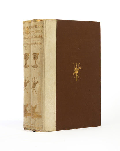 Robin Hood, in two volumes, featuring several wood-cut illustrations and etchings, based on annotated edition by Joseph Ritson
