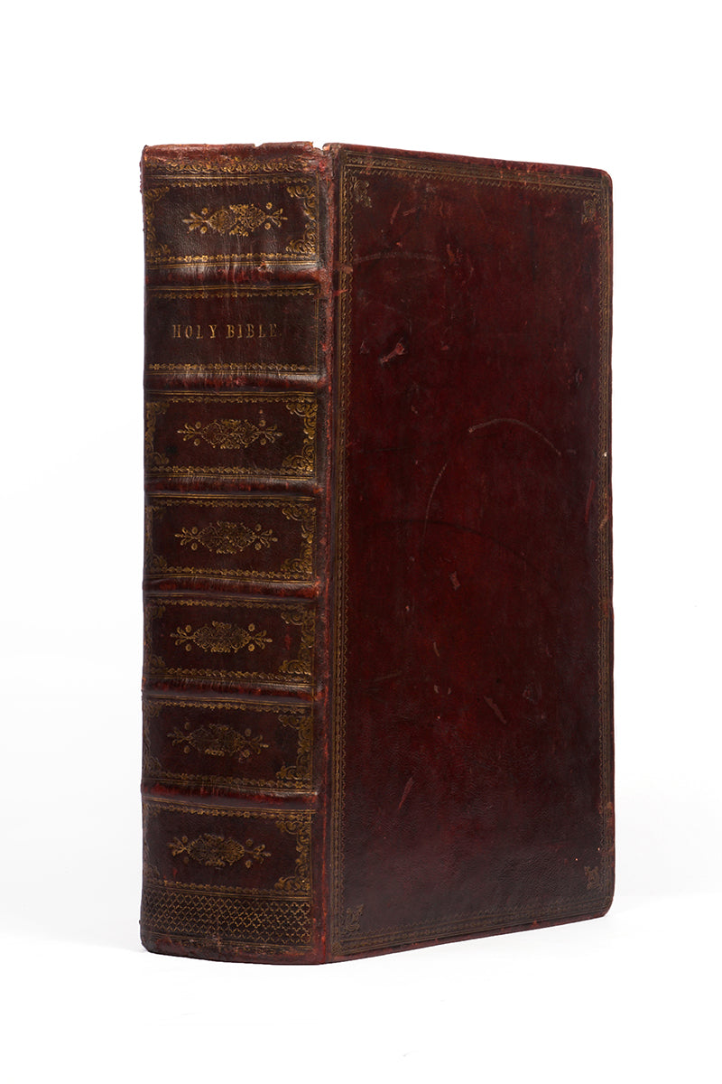 A large, illustrated family Bible from the third-quarter of the eighteenth-century.