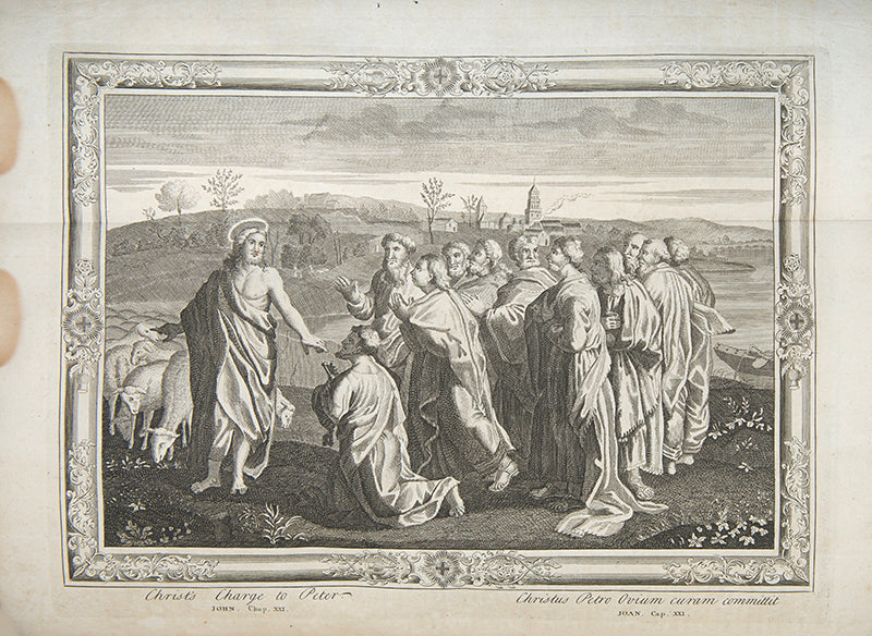 A large, illustrated family Bible from the third-quarter of the eighteenth-century.