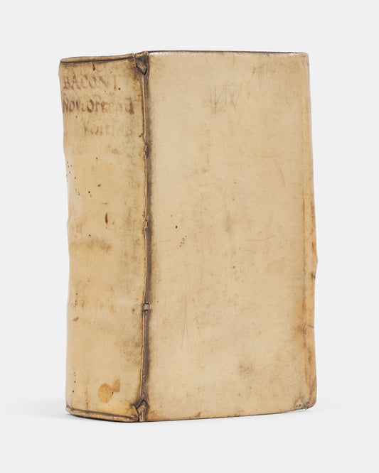 The first pocket-book edition of Sir Francis Bacon's Novum Organum, bound with his Historia Naturalis, together the second and third parts of his ambitious project, the Instauratio Magna
