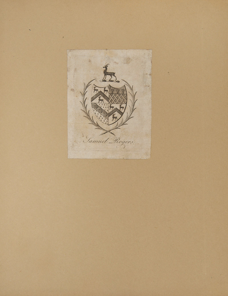 The second edition of John Evelyn's Memoirs. Ex libris of the celebrated Romantic poet, Samuel Rogers.