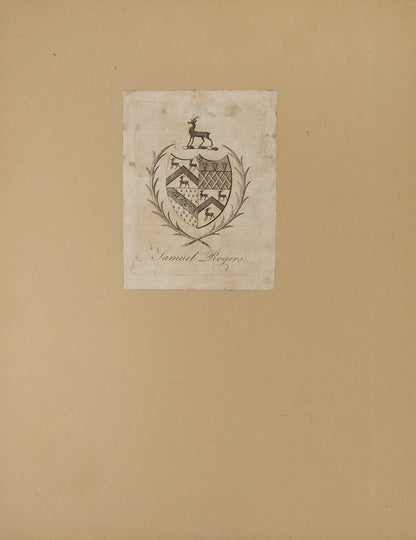 The second edition of John Evelyn's Memoirs. Ex libris of the celebrated Romantic poet, Samuel Rogers.
