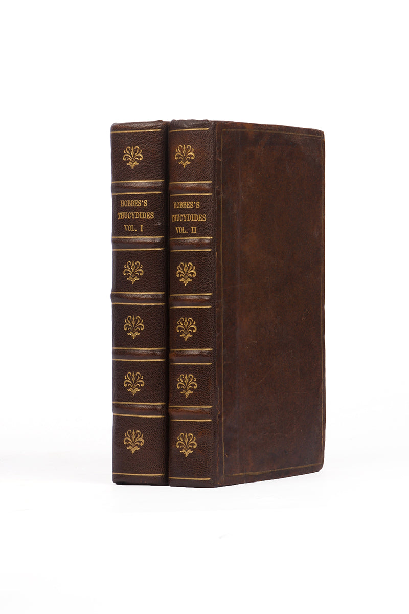 The third and final edition of Hobbes' translation of Thucydides history of the Peloponnesian War, illustrated with engraved plates and folding maps