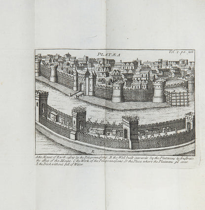 The third and final edition of Hobbes' translation of Thucydides history of the Peloponnesian War, illustrated with engraved plates and folding maps