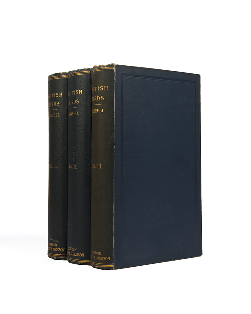 The first edition of the classic illustrated ornithology book A History of British Birds by William Yarrell, published in 1843.